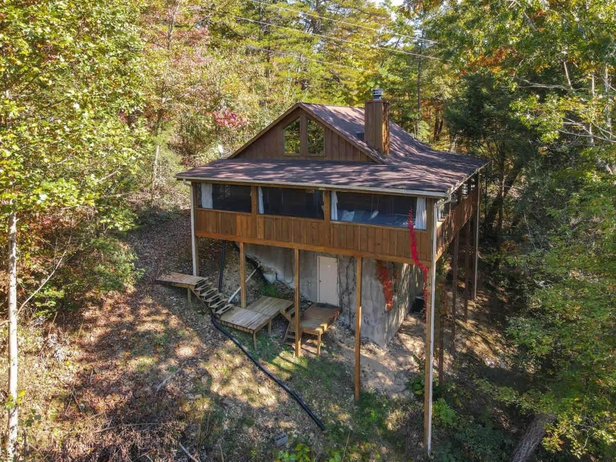 Nice View Fireplace, Hot Tub, Porch Bed, Private Sevierville Exterior foto