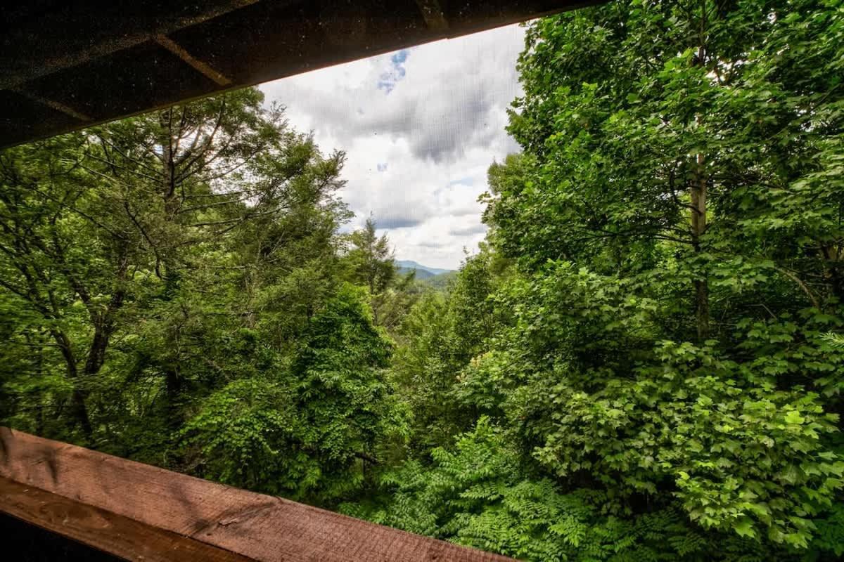 Nice View Fireplace, Hot Tub, Porch Bed, Private Sevierville Exterior foto